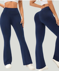 Calça Legging Feminina Flare com Cintura Alta