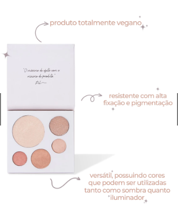 Paleta Iluminadora Angel Wings Pri Lessa - 5 Tons 19g Catharine Hill